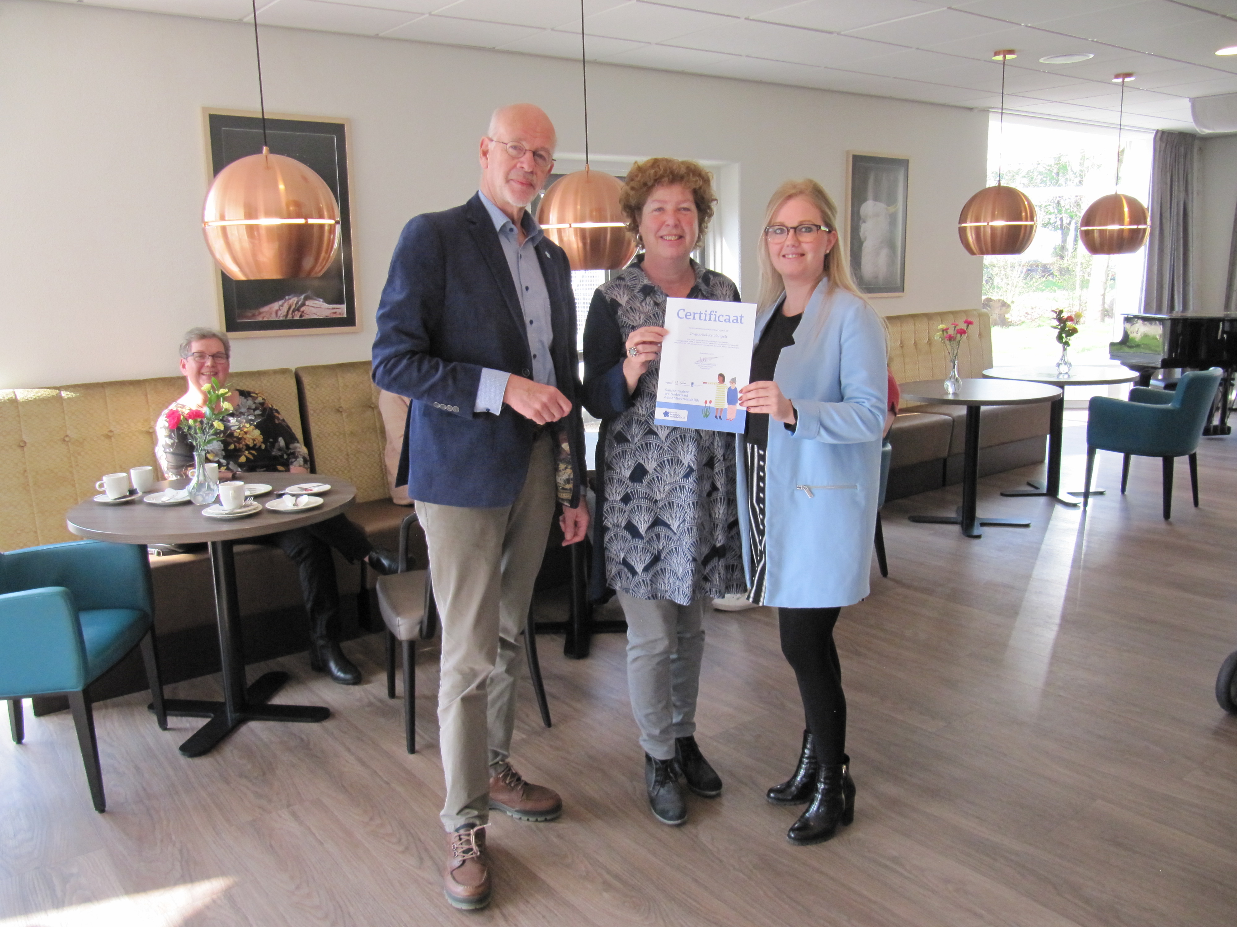 Keurmerk dementievriendelijk in De Vleugels