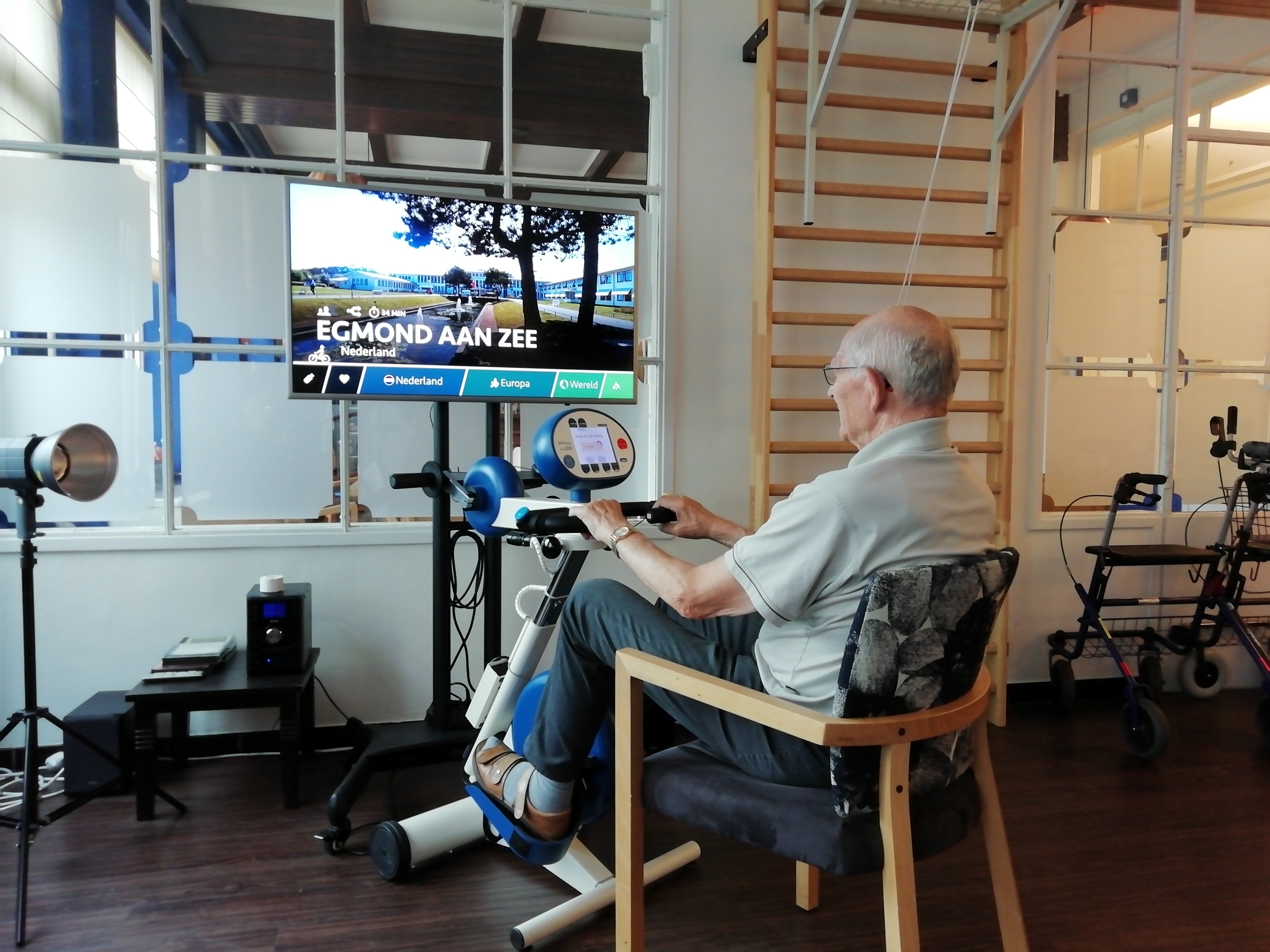 Interactief de Egmonden door op de fiets