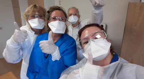 Team COVID-unit klaar voor coronapatiénten