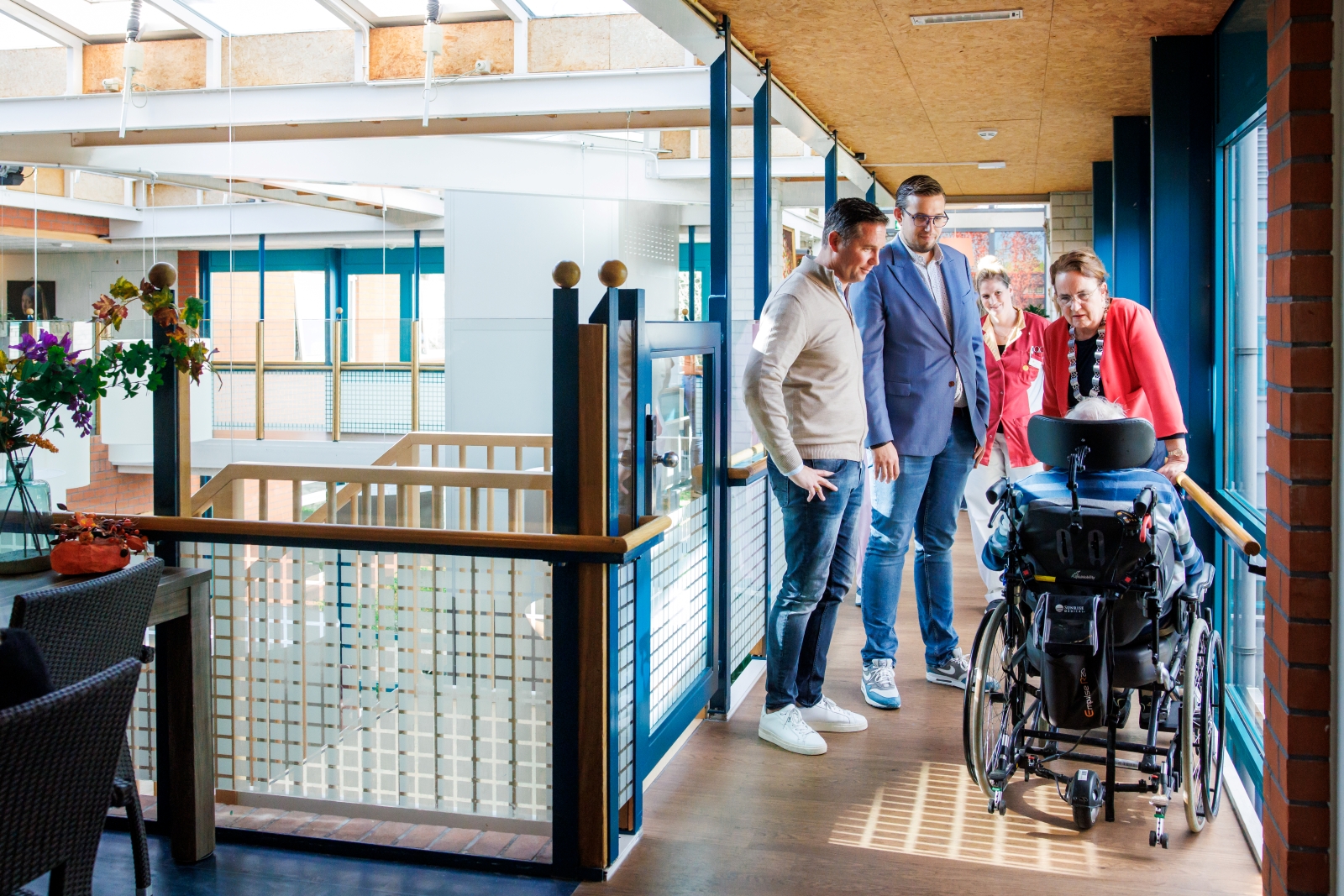 De Zorgcirkel Molentocht Opening Rondleiding Burgemeester En Wethouder Klein