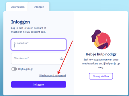 Wachtwoord Vergeten